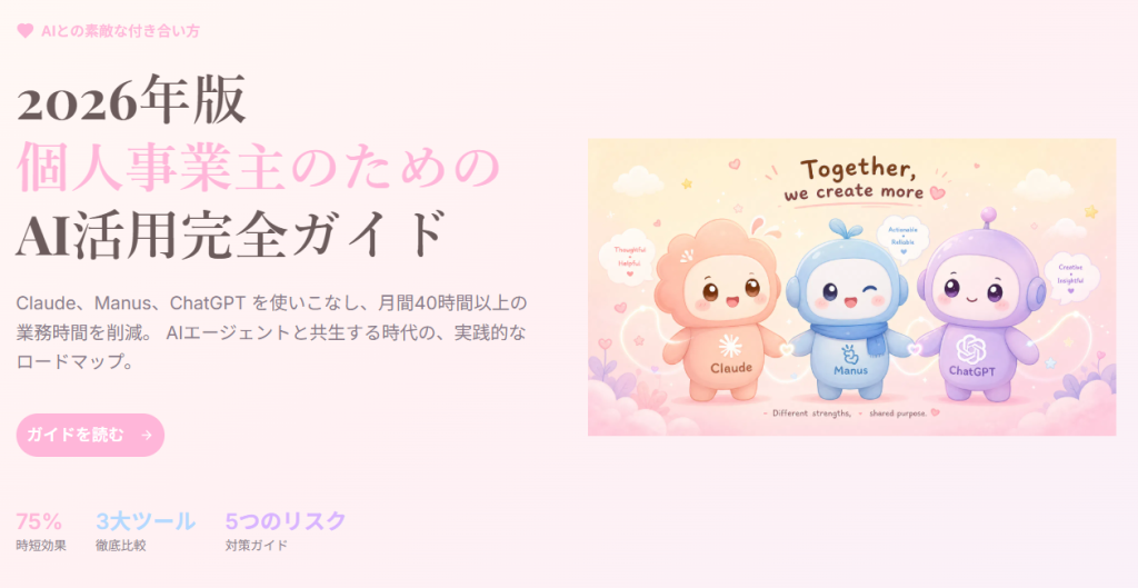 manusでwebサイト作成