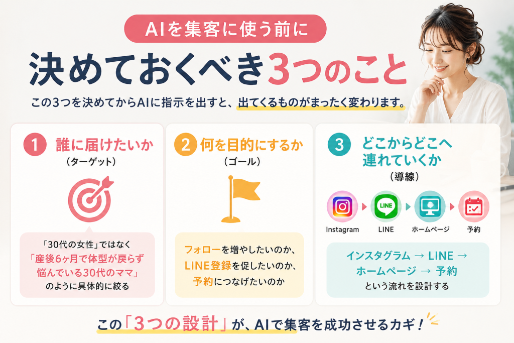 AIを使った集客の始め方【群馬・地方の個人事業主向け】ツールより先にやること