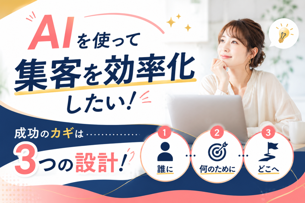 AIを使った集客の始め方【群馬・地方の個人事業主向け】ツールより先にやること