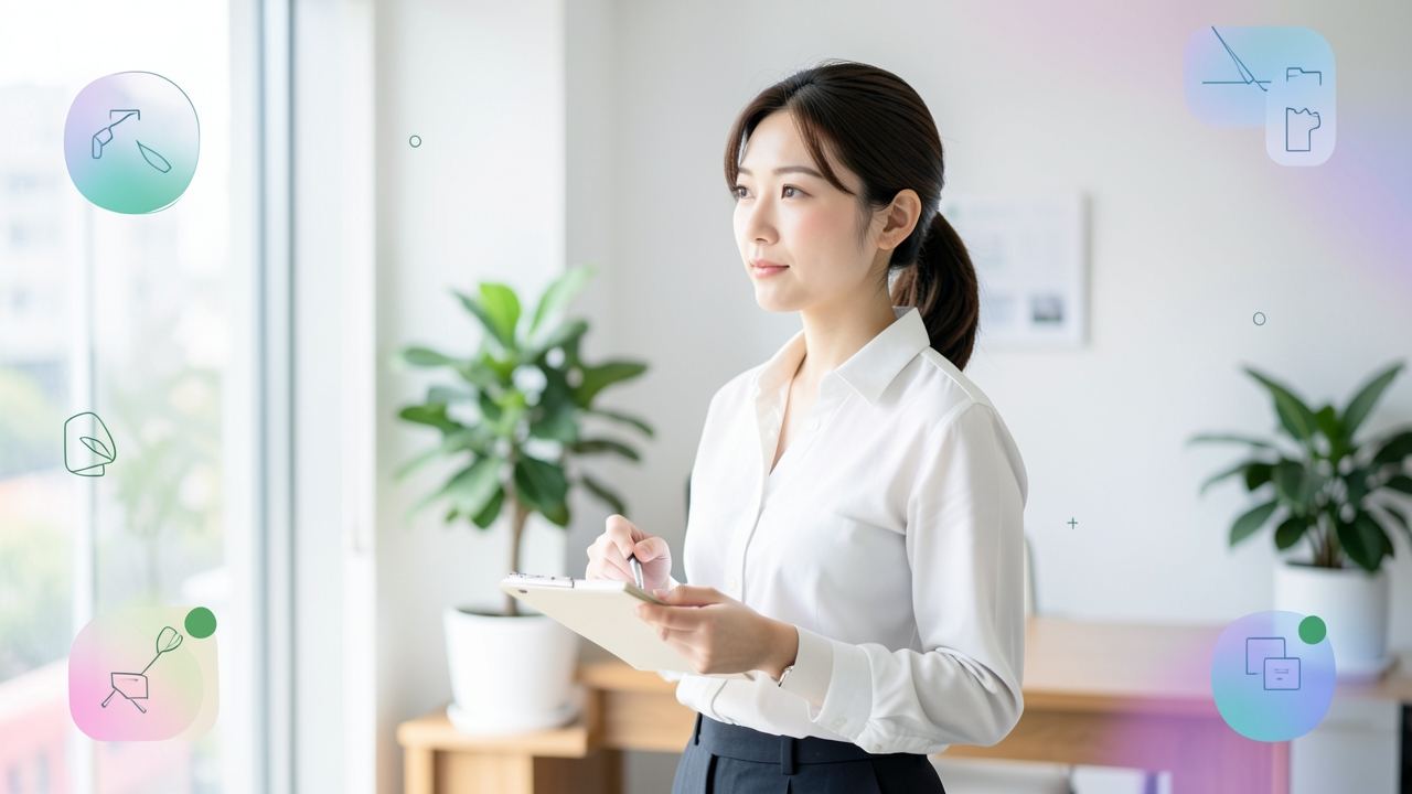 AI経由でホームページに来たアクセスを記録して確認するイメージ