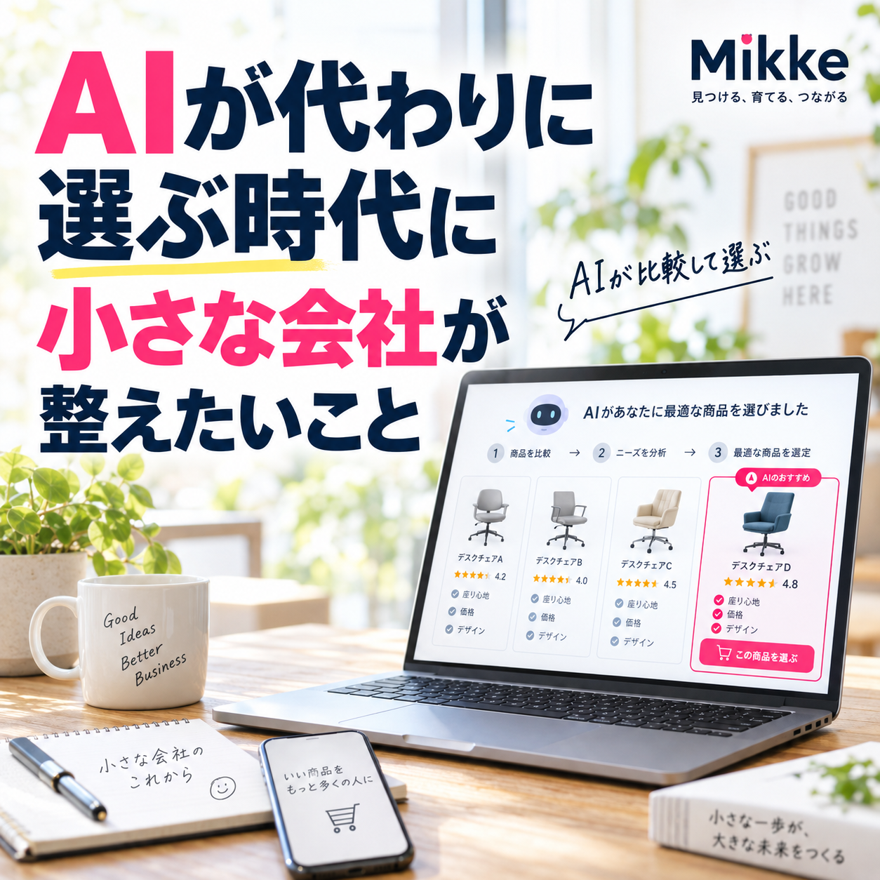 AIが選ぶ、未来の小さな一歩