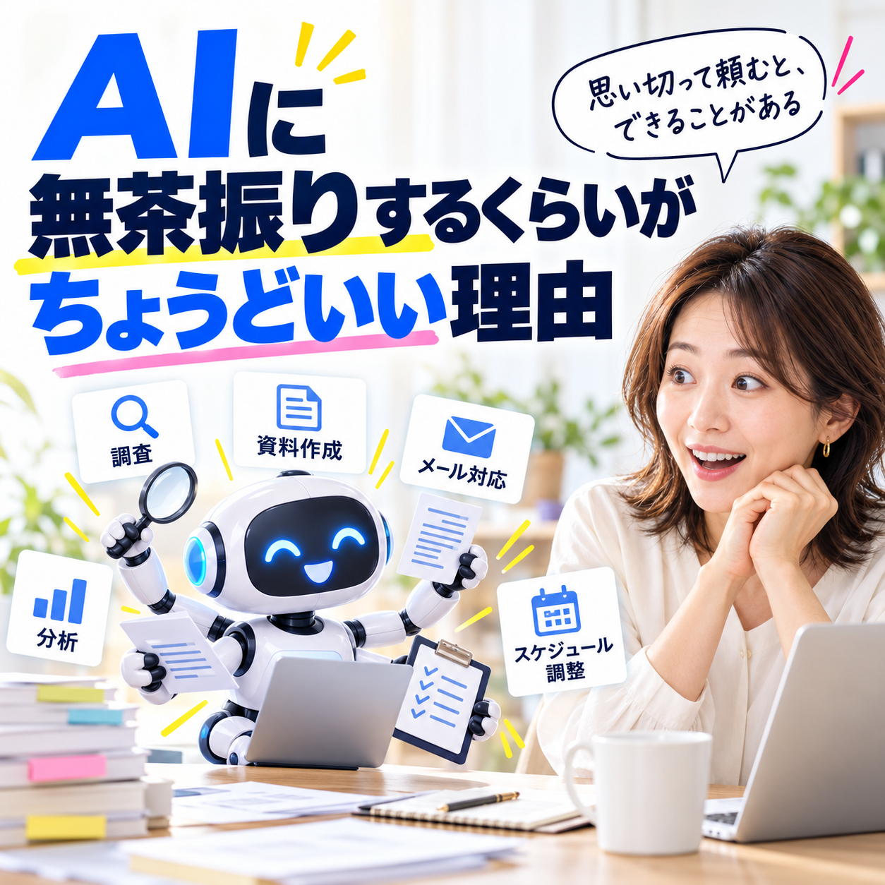AIに無茶振り、仕事が進む理由