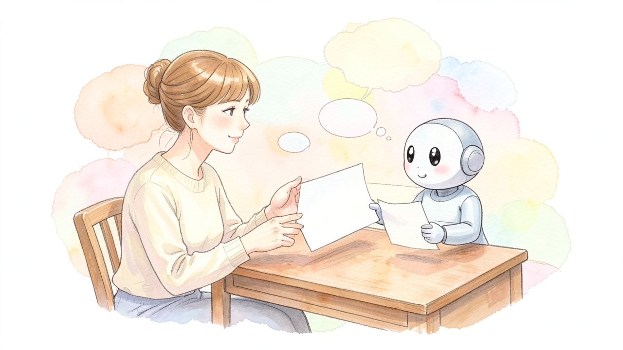 自分の事業のことを1枚にまとめてAIに渡すイメージ