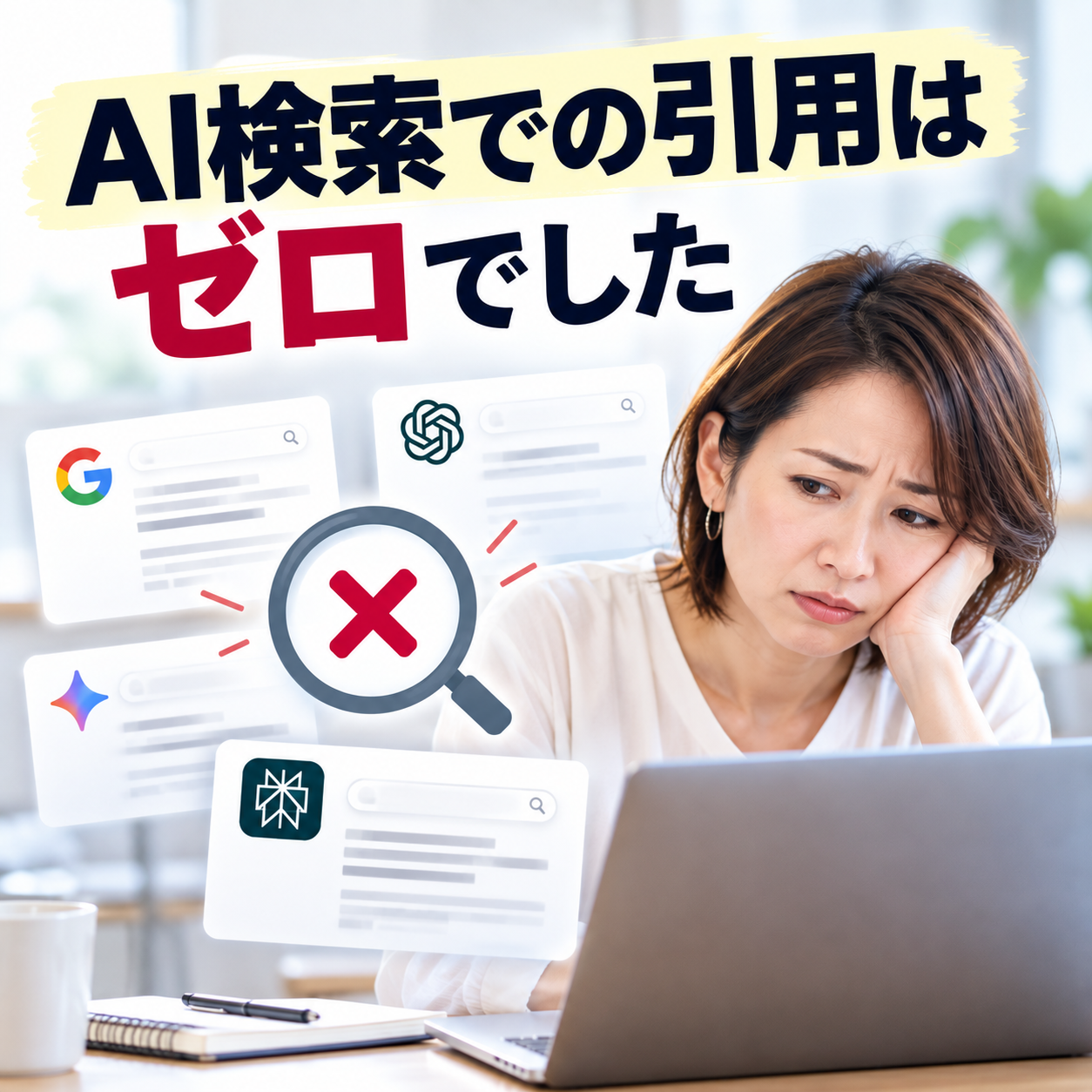 AI検索の引用はゼロでした