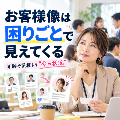 困りごとから見えるお客様像