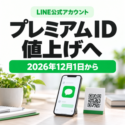 LINEプレミアムID値上げのお知らせ